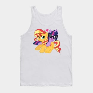 Sunset Shimmer and Twilight Sparkle Tank Top